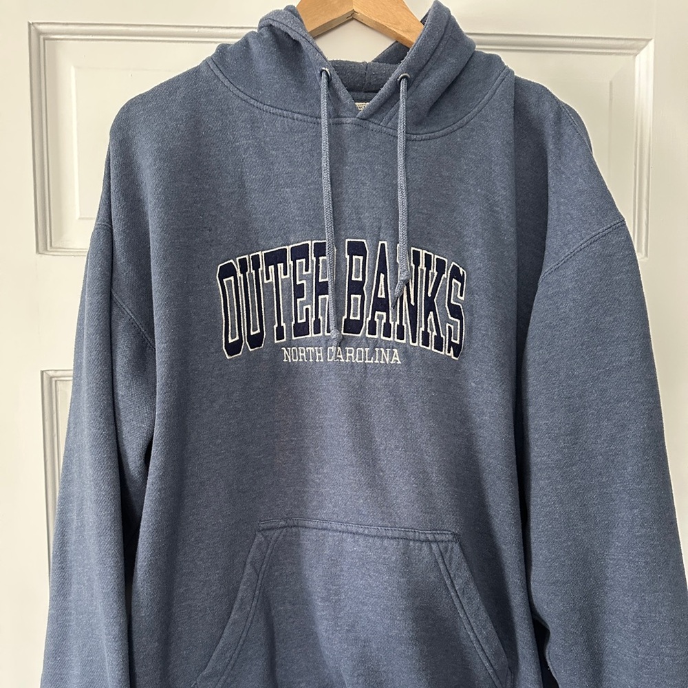 Vintage Blue Outer Banks Hoodie